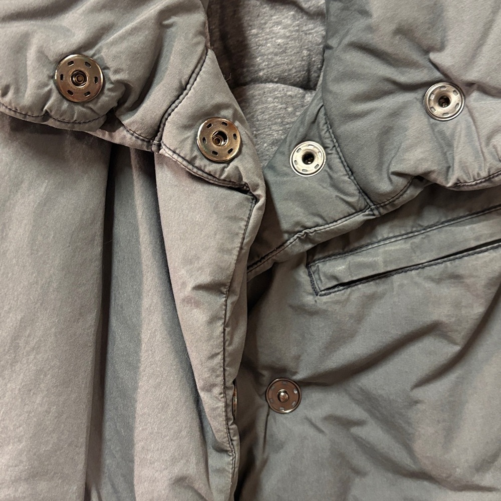 RARE Free People Shark Grey Pillow Puffer Vest Medium Retired Style - Picture 9 of 15